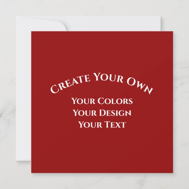 Create Your Own Card (Front)