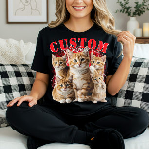 create your own cat or any pets 90s bootleg Tri-Blend shirt