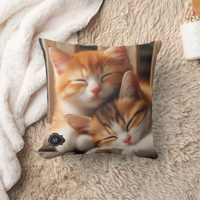 Create your own cat or dog monogrammed photo cushion (Blanket)
