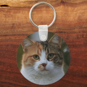 Create Your Own Cat Pet Photo Custom Picture Key Ring