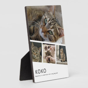 Create Your Own Cat Photo Plaque