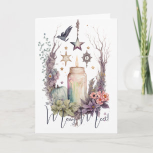 Create Your Own Celestial Autumn Roses Card