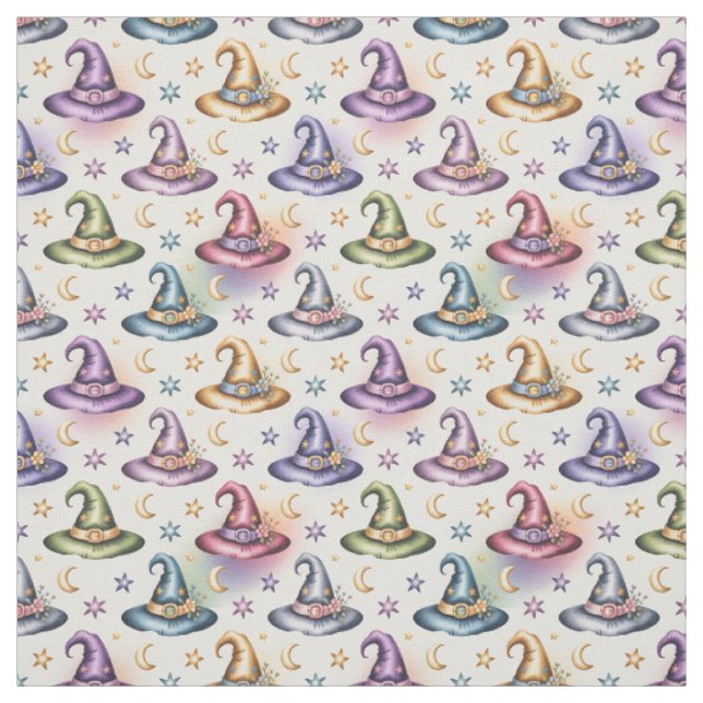 Create Your Own Celestial Beltane Witch Hats Fabric (Swatch)