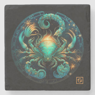 Create Your Own Celestial Cancer Stone Coaster