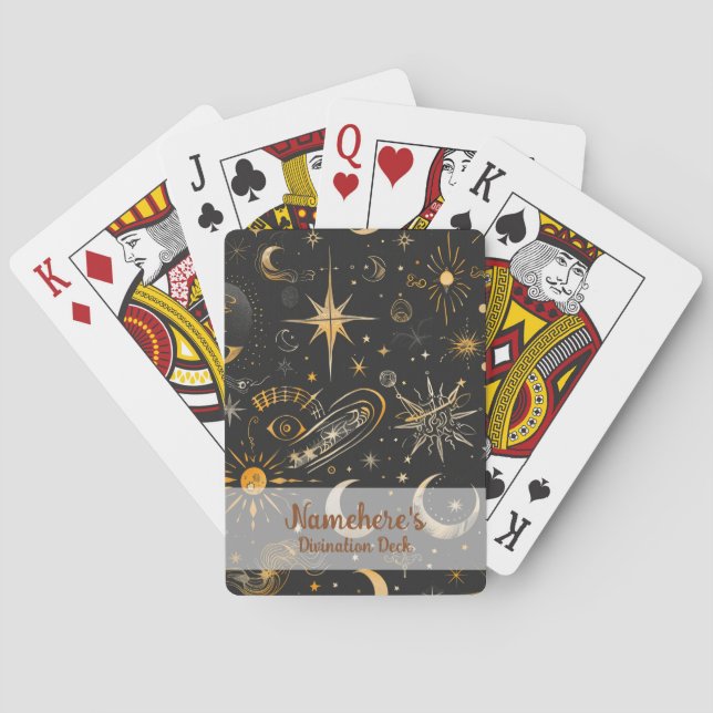 Create Your Own Celestial Chaos Playing Cards (Back)