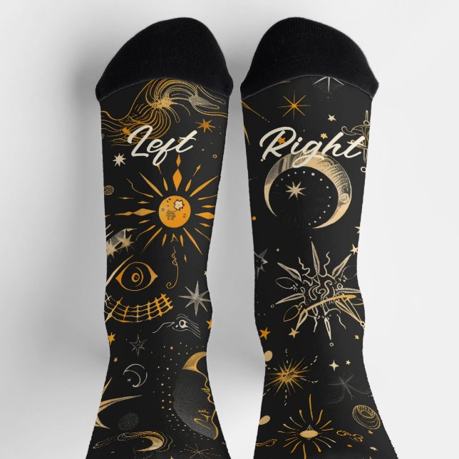 Create Your Own Celestial Chaos Socks (Top)