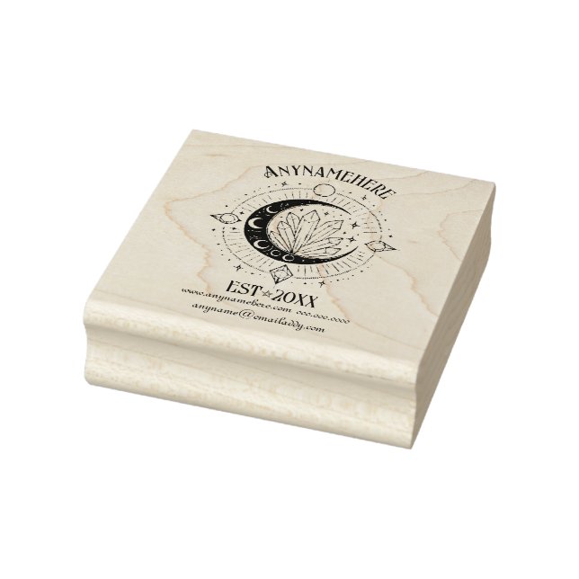 Create Your Own Celestial Crystals Compass Rubber Stamp (Stamp)