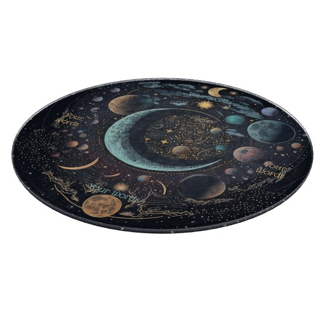 Create Your Own Celestial Lunar Cutting Board (Corner)