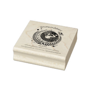 Create Your Own Celestial Moon Goddess Power Rubber Stamp