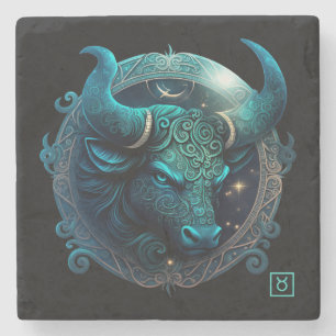 Create Your Own Celestial Taurus Stone Coaster