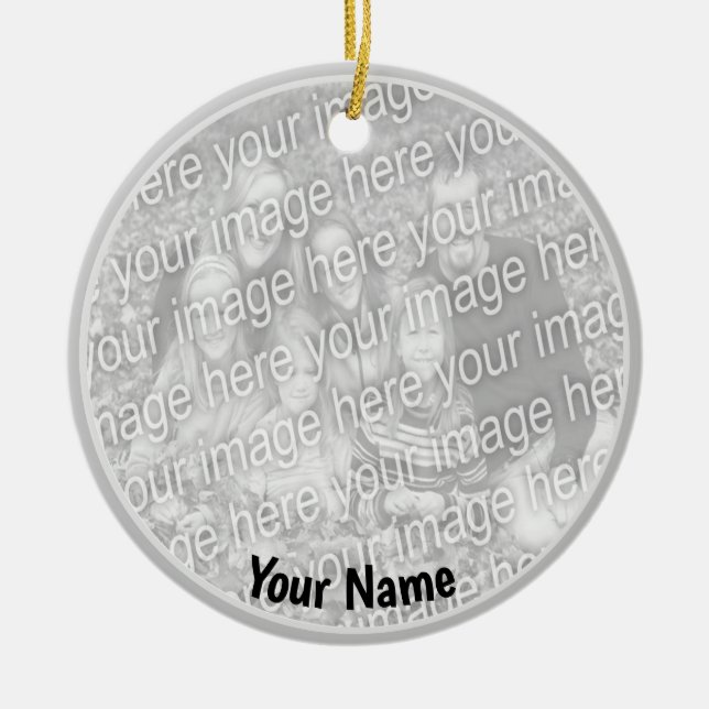 Create Your Own  Ceramic Ornament (Front)
