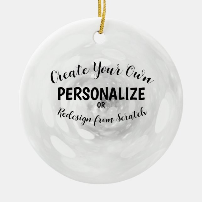 Create Your Own Ceramic Ornament (Front)