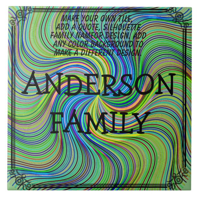 CREATE YOUR OWN   CERAMIC TILE (Front)