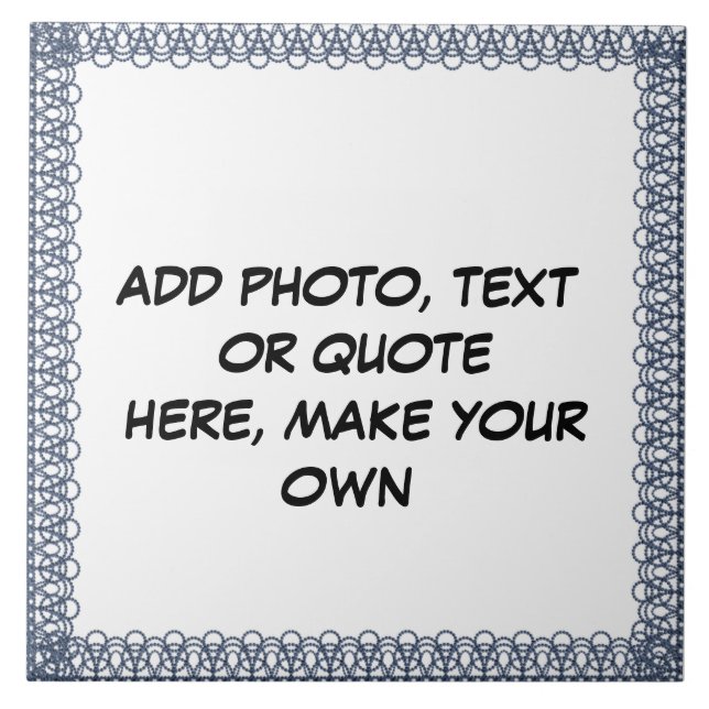 CREATE* YOUR OWN CERAMIC TILE (Front)