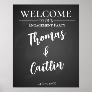 Create your own chalkboard party sign