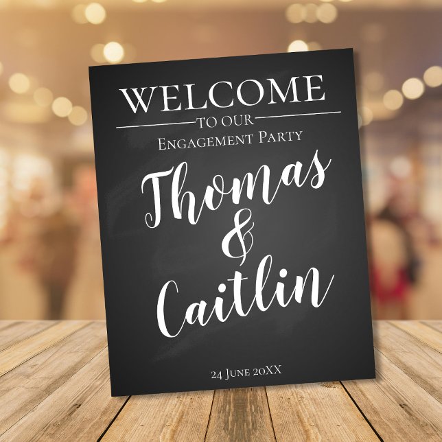 Create your own chalkboard party sign (Creator Uploaded)