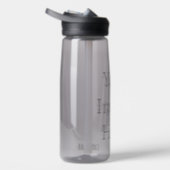 Custom Water Bottle Style: CamelBak Eddy®, Size: Water Bottle (740 ml), Color: Charcoal (Right)