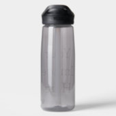 Custom Water Bottle Style: CamelBak Eddy®, Size: Water Bottle (740 ml), Color: Charcoal (Back)
