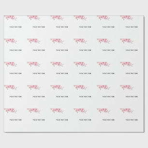Create Your Own Charry Blossom Flower Wrapping Paper