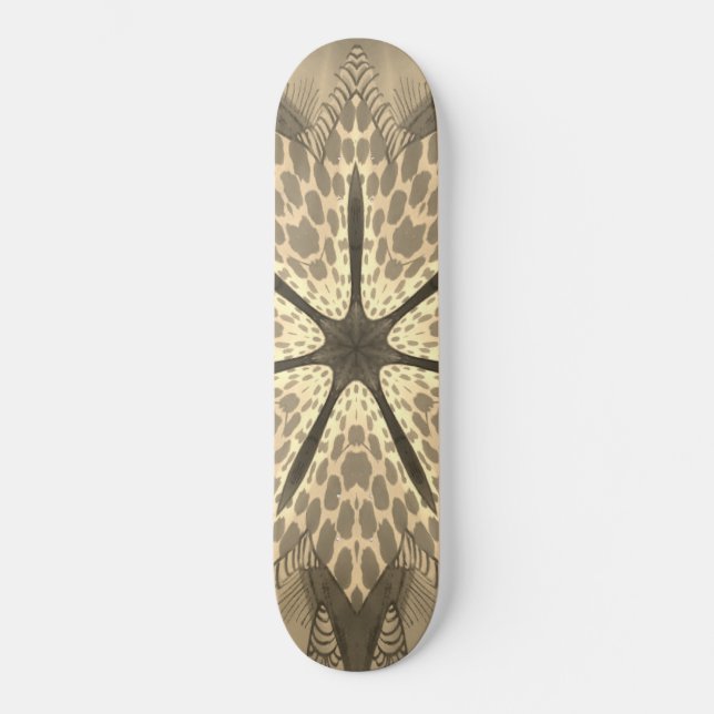 Create Your Own Cheetah Safari Africa Animal Print Skateboard (Front)