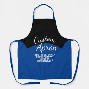 Create Your Own Chef Baker Custom Two Tone Fashion Apron