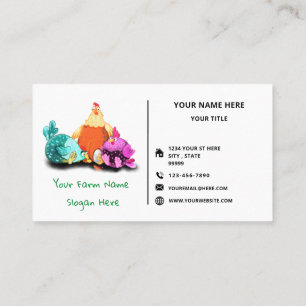 Create Your Own Chicken Funny Business Cards