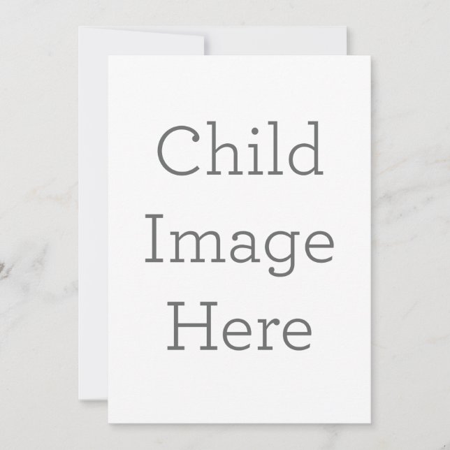 Flat Invitation, Size: 12.7 cm x 17.8 cm, Paper: Signature Matte, Envelopes: White (Front)