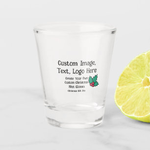 Create Your Own Christmas Gift   DIY Personalised  Shot Glass