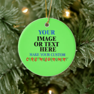 Create Your Own Christmas Gift: Personalized Ceramic Ornament