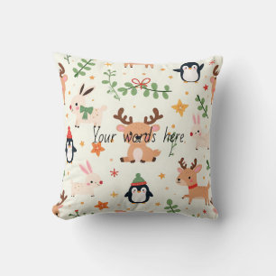 Create Your Own Christmas Kawaii Critters Cushion