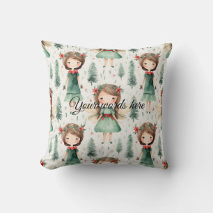 Create Your Own Christmas Pixies Cushion