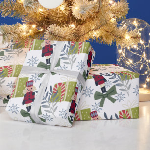 Create Your Own Christmas Presents & Tin Soldiers Wrapping Paper