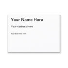 Create Your Own Chubby Business Card