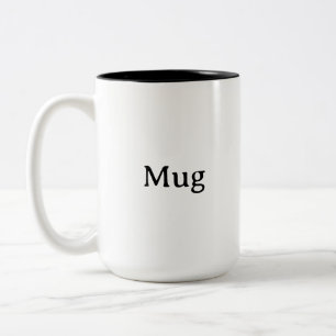 Create Your Own Classic 15 oz Two-Tone Coffee Mug