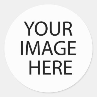 create your own classic round sticker