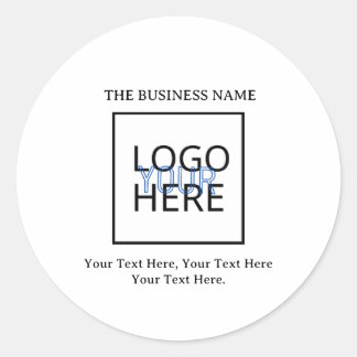 Create your own classic round sticker