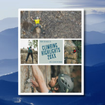 Create your own climbing highlights photo post