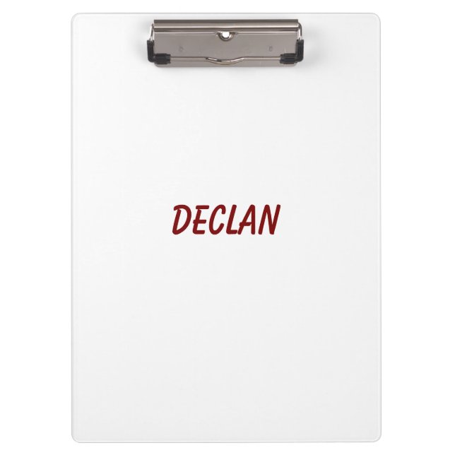 Create Your Own  Clipboard (Front)