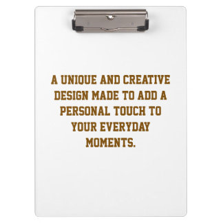 Create Your Own Clipboard