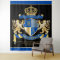 Create Your Own Coat of Arms Blue Gold Lion Emblem