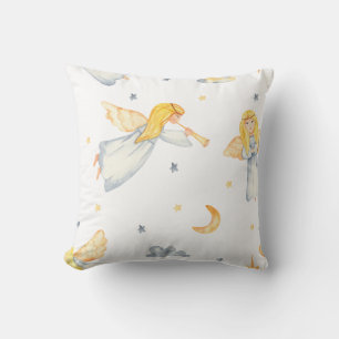 Create Your Own Colour Choice Handdrawn Angels Cushion