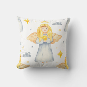 Create Your Own Colour Choice Hearts & Stars Angel Cushion