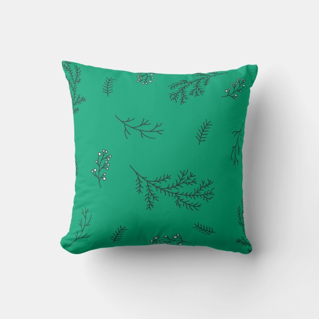 Create Your Own Colour Choice Mistletoe Cushion (Front)