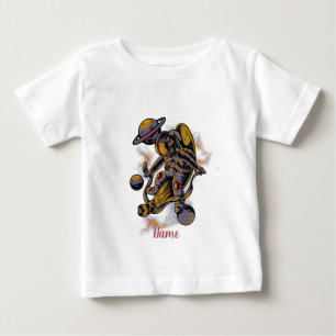 Create Your Own Colourful Astronaut Baby T-Shirt