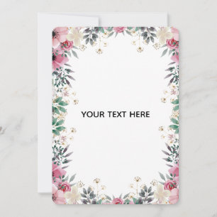 Create Your Own Colourful Floral Border