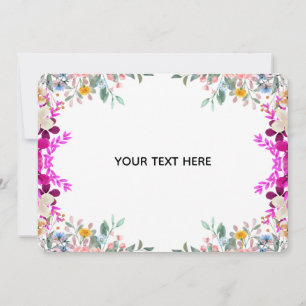 Create Your Own Colourful Floral Border