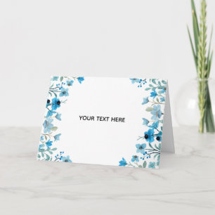 Create Your Own Colourful Floral Border Card