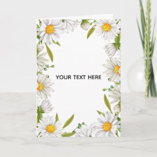 Create Your Own Colourful Floral Border  Card