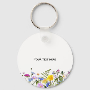 Create Your Own Colourful Floral Key Ring
