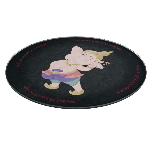 Create Your Own Colourful Ganesh Flute Cutting Board (Corner)